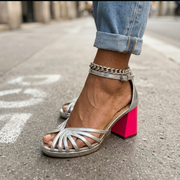 Silver/Pink