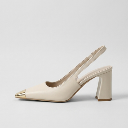 Layla | Pointed Toe Slingback Heels