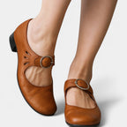 Karis | Leather Court Shoes