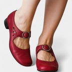 Karis | Leather Court Shoes