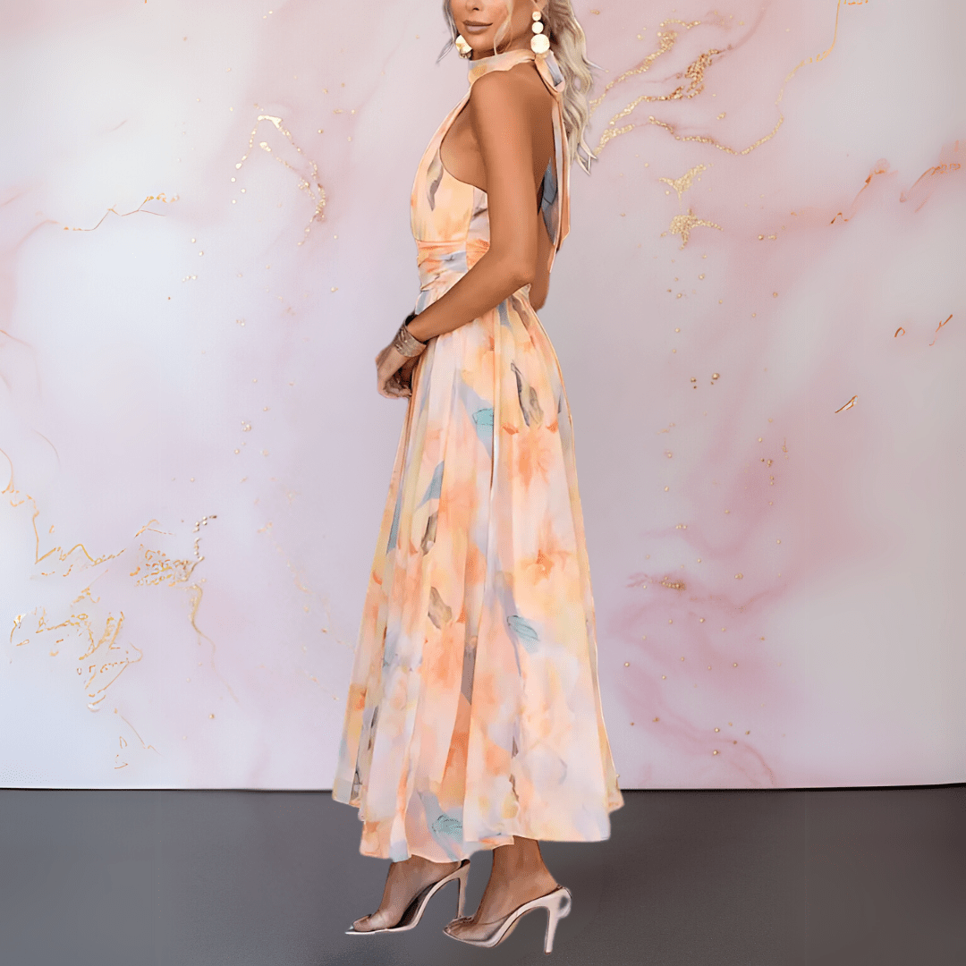 Hilary™ Elegant Printed Dress