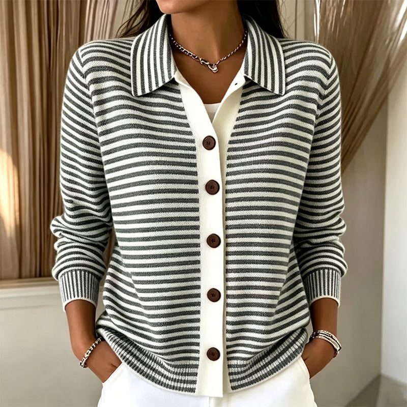 Wren™ | Striped Knit Cardigan