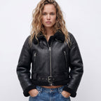 Isabella | Women's Double-Sided Shearling Bomber Jacket