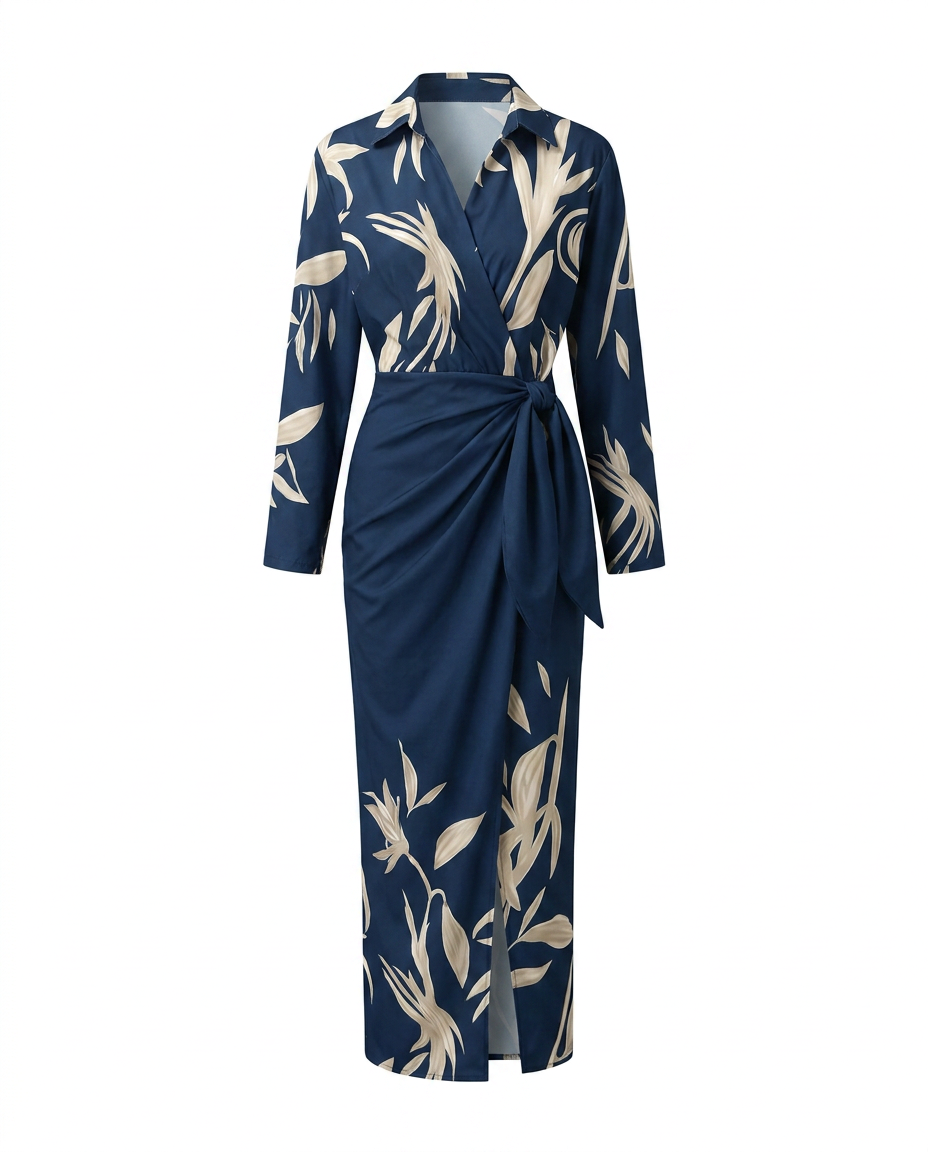 Shana | Printed Wrap Dress