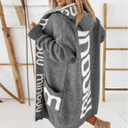 Eleanor | Women's Hooded Open-Front Knit Cardigan Sweater Jacket