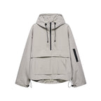 Harper | Women's Hooded Pullover Anorak Quilted Jacket Half-Zip
