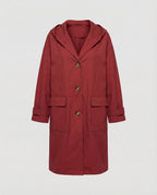 Olivia | Women's Long Waterproof Hooded Trench Coat