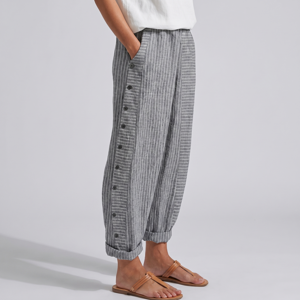 Elle | Striped Trousers