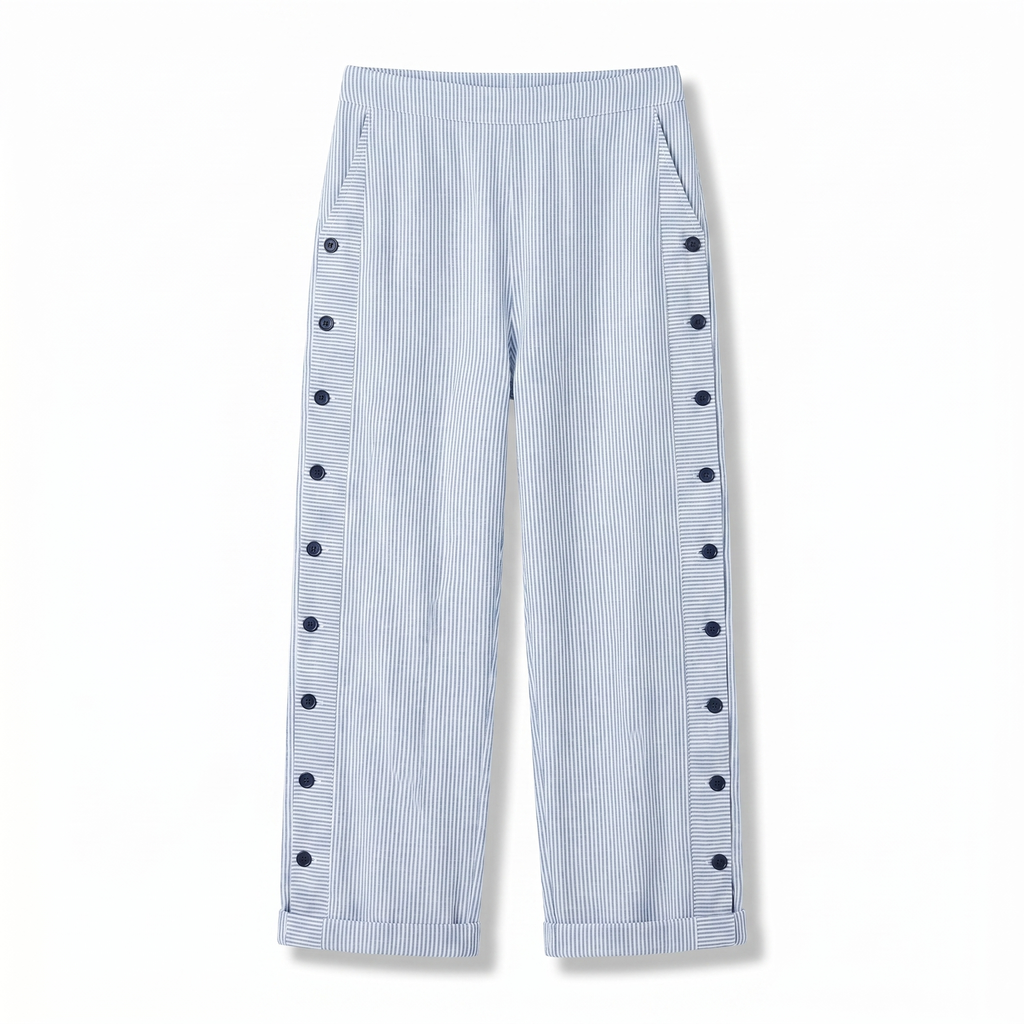 Elle | Striped Trousers