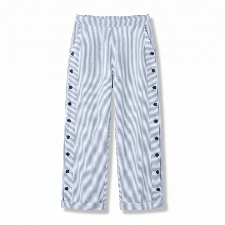 Elle | Striped Trousers