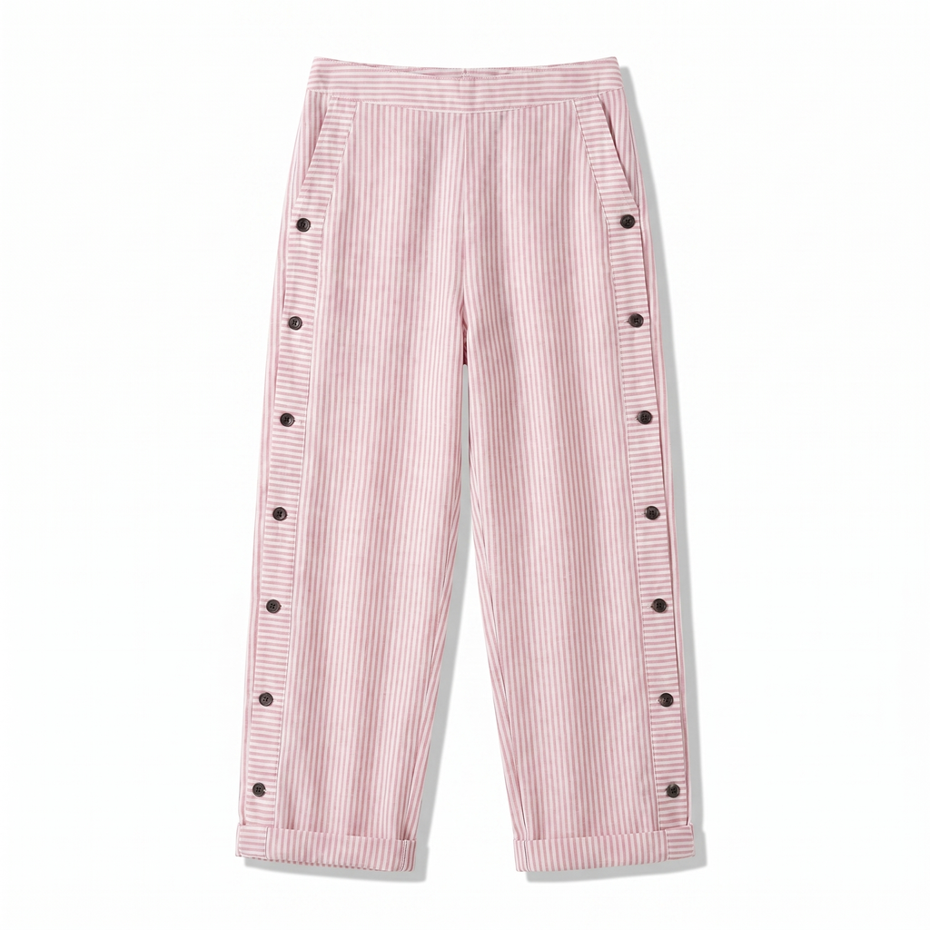 Elle | Striped Trousers